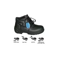 נעל עבודה S1 שחור+כיפת מגן עליון MAGNUM