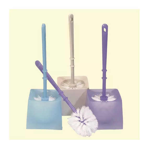 סט לשרותים יבוא 2 חלקים מברשת+מתקן