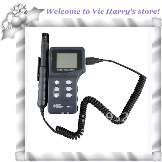 מד לחות וטמפרטורה SMART SENSOR AR-847